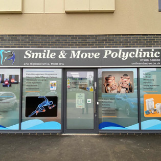 Main Entrance Outside view of Entrance to Polyclinic