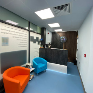 Reception Reception area of the Polyclinic