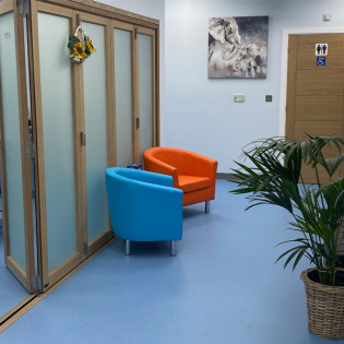 Lobby Sitting area of the Smile and Move polyclinic